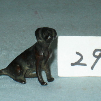 古銅犬置物[180829]
